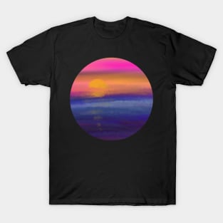 Watercolor Sunset T-Shirt